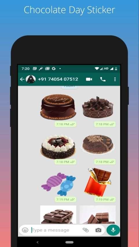 chocolate Day Stickers For Whatsapp screenshot 3