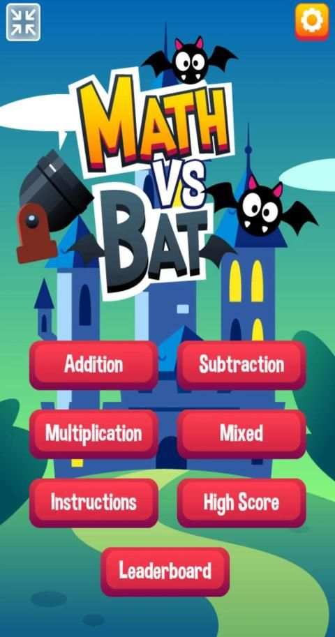 Math vs Bat Game Maths Learning Game screenshot 7