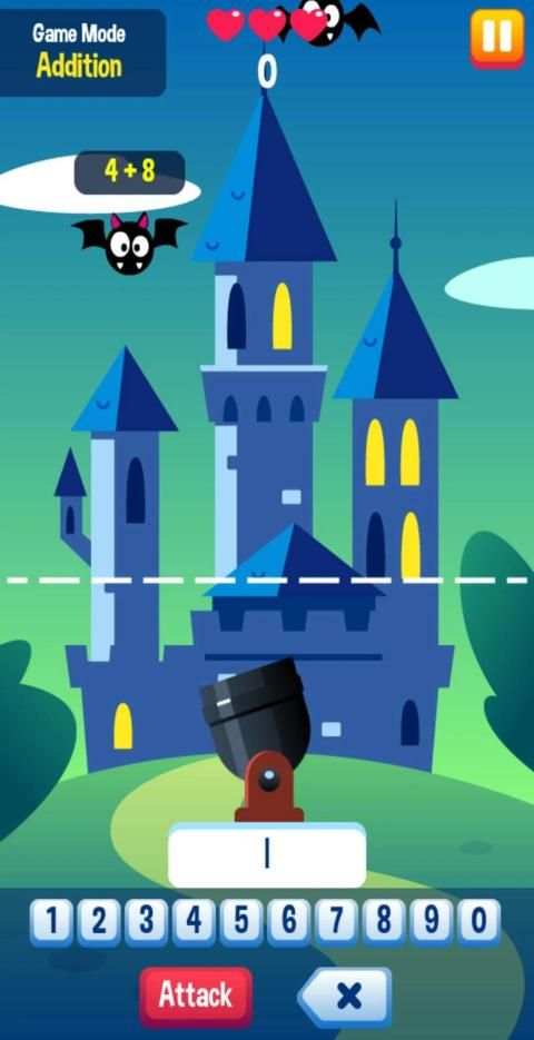 Math vs Bat Game Maths Learning Game screenshot 6