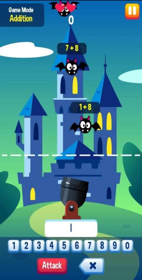 Math vs Bat Game Maths Learning Game screenshot 4