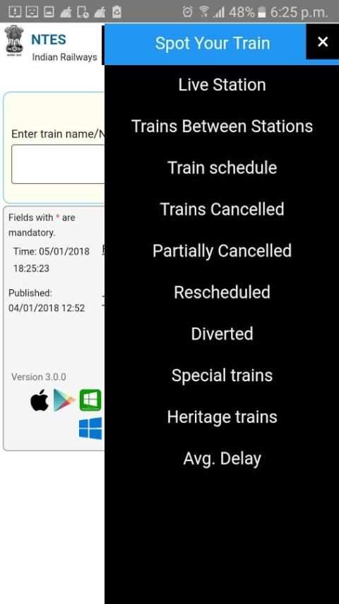 Bhartiya Rail-Indian Train Enquiry App screenshot 5