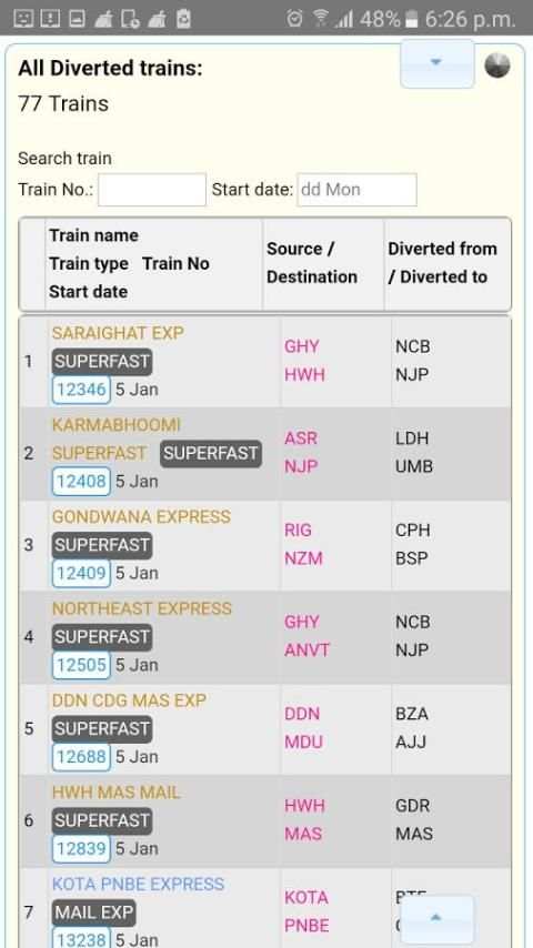 Bhartiya Rail-Indian Train Enquiry App screenshot 3