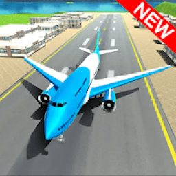 Airplane Landing Simulator : Real Flight 3D Games icon