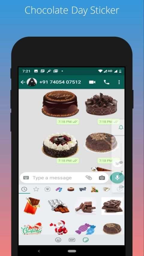 chocolate Day Stickers For Whatsapp screenshot 7