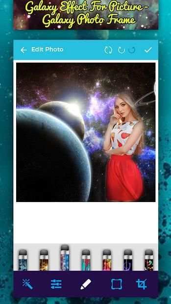 Galaxy Effects For Pictures - Galaxy Photo Frames स्क्रीनशॉट 2