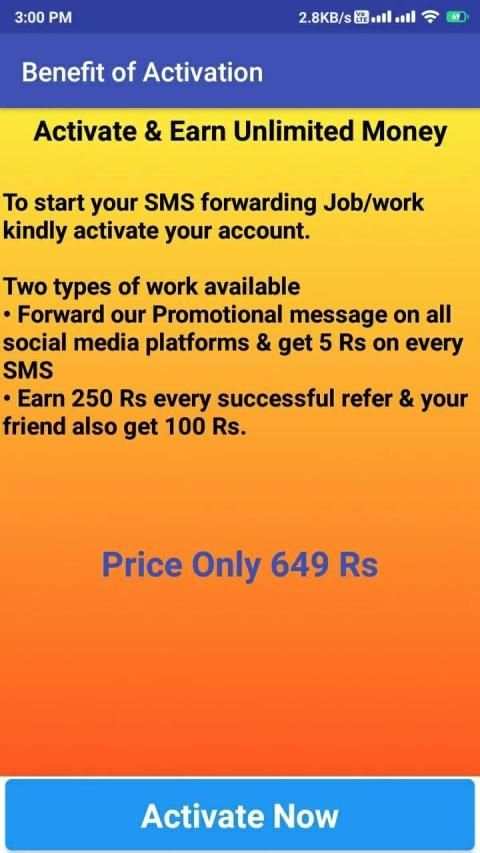 SMS Forwarding Job - Earn Money by SMS Sending स्क्रीनशॉट 5