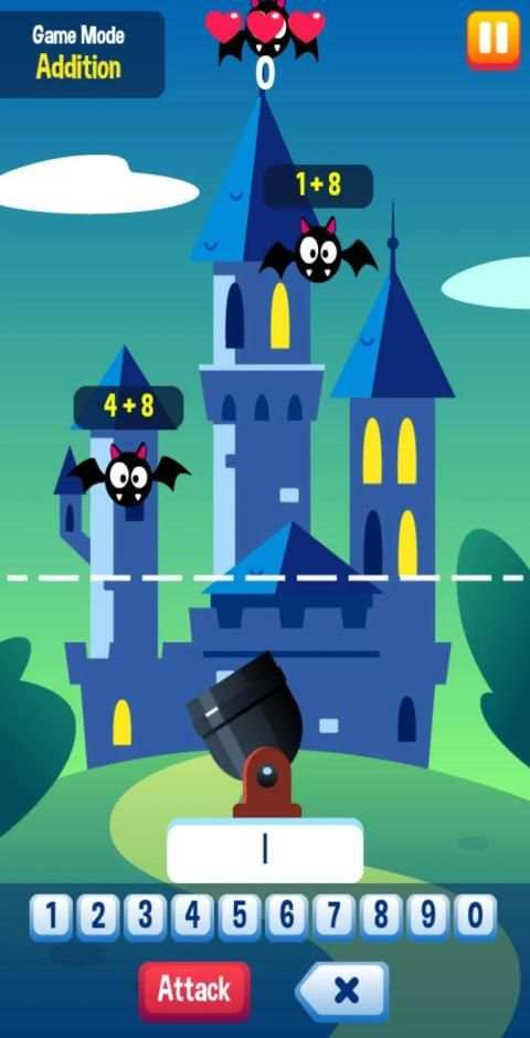 Math vs Bat Game Maths Learning Game screenshot 5
