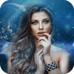 Galaxy Effects For Pictures - Galaxy Photo Frames आइकन