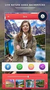 Nature Video Photo Background Editor screenshot 1