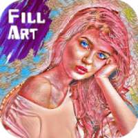 Fill Art Photo Effect 2018 on 9Apps