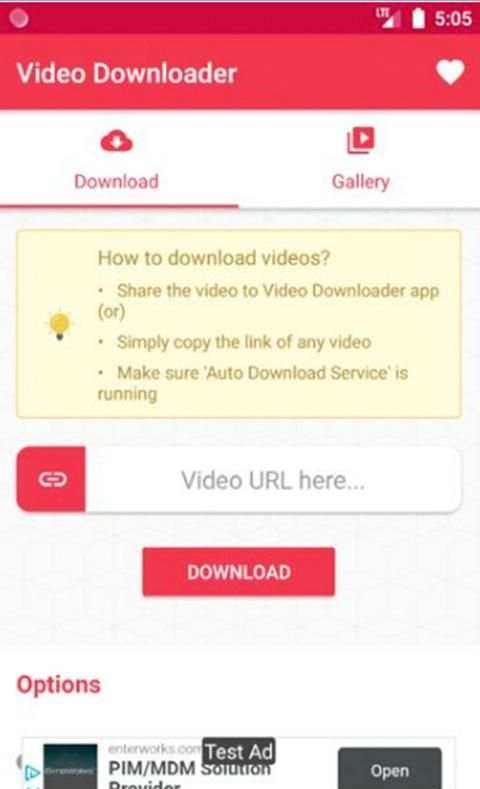 Descargador de videos स्क्रीनशॉट 2