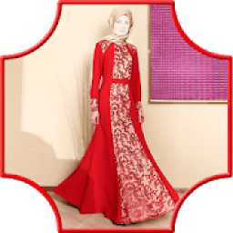 ikon Red Abaya Photo Editor