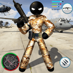 US Army Stickman Rope Hero War Counter OffRoad 2 आइकन