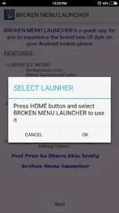 Broken Menu Launcher स्क्रीनशॉट 2
