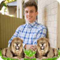 Selfie with Lion Photo Frames on 9Apps