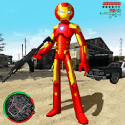 Frog Iron Stickman Rope Hero - Gangstar OffRoad 2 आइकन