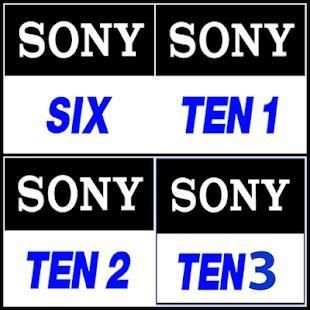 Sony Six Live & Sony Ten Sports Live Tv Guide screenshot 1
