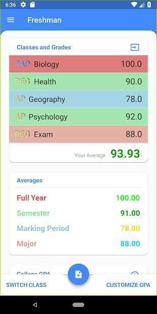GPAce GPA Calculator скриншот 8