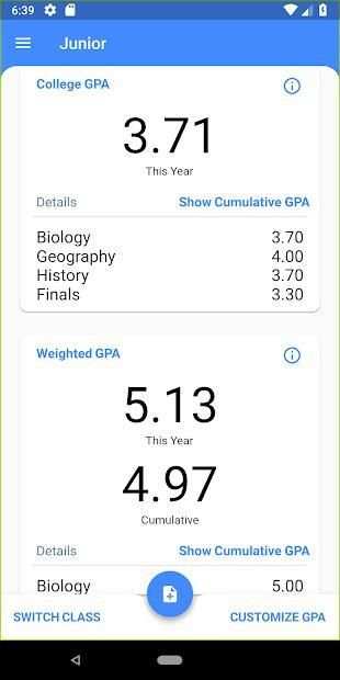 GPAce GPA Calculator скриншот 7