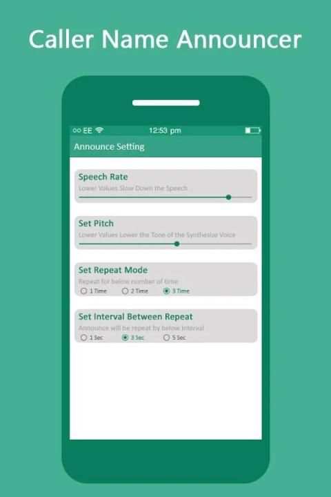 Caller Name Announcer - Caller Name Ringtone screenshot 1