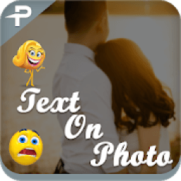Text on Photo – Text over Photo आइकन