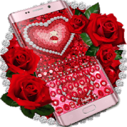 ikon Red Rose Petal keyboard