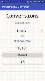 Convertidor Matematico скриншот 8