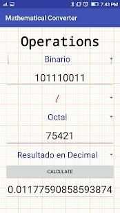 Convertidor Matematico скриншот 7