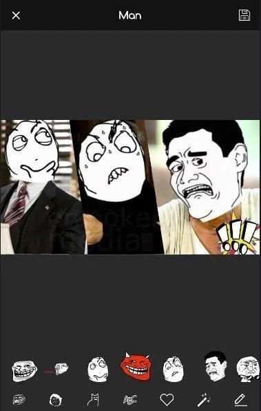 Meme Faces Rage Maker screenshot 2