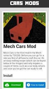 Cars MOD for MCPE screenshot 3