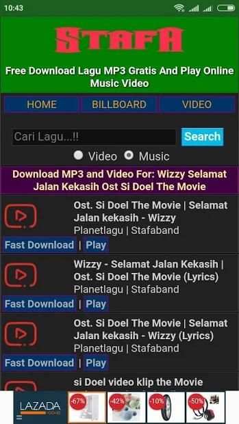 Stafaband screenshot 2