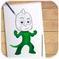 How to Draw PJ Masks Step By Step