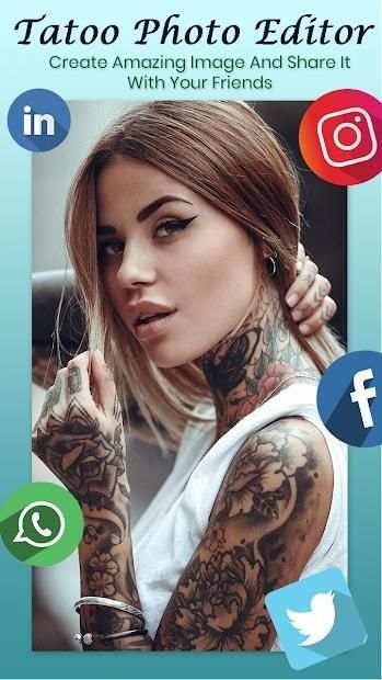 Tattoo Photo Editor screenshot 1