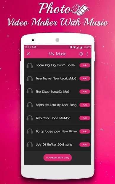 Photo Video Maker With Music : Slideshow Maker screenshot 4