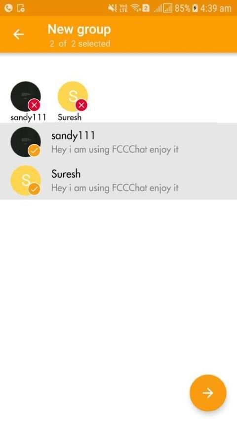 FCCChat Messenger स्क्रीनशॉट 3
