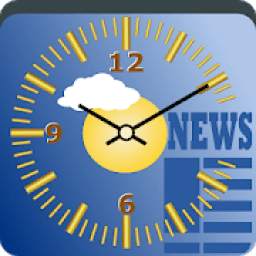 World News Clock & Weather