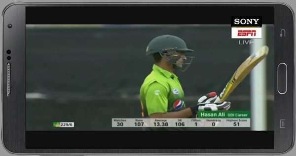 Cricket Tv HD - Live Sports Streaming स्क्रीनशॉट 2