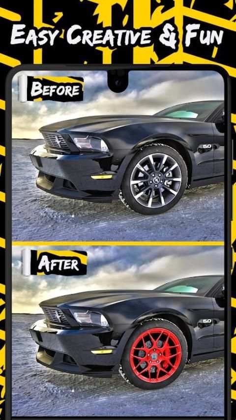 Stylish Car Rims Photo Editor screenshot 2