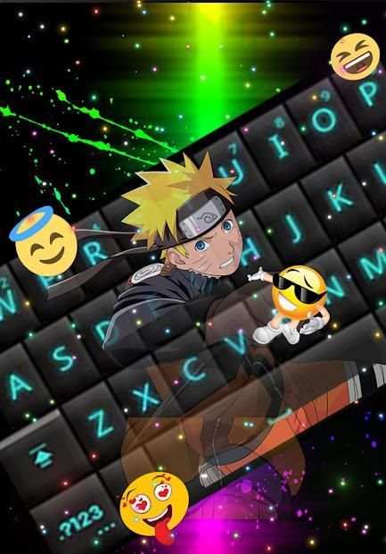 Cute 3D naruto Keyboard Theme screenshot 1