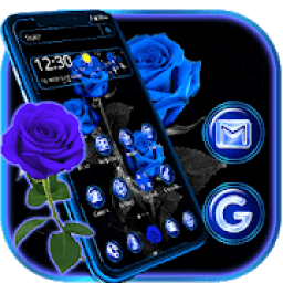 ikon Romantic Blue Rose Theme
