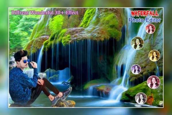 Waterfall Photo Editor : Water Photo Frame स्क्रीनशॉट 3