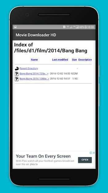 Movie Downloader HD screenshot 1