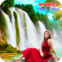 Waterfall Photo Editor : Water Photo Frame आइकन
