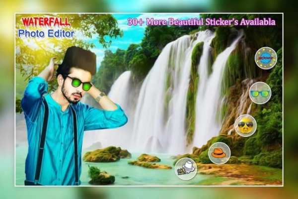 Waterfall Photo Editor : Water Photo Frame स्क्रीनशॉट 4