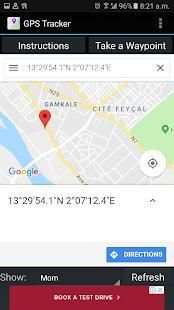 GPS Tracker For Android स्क्रीनशॉट 5