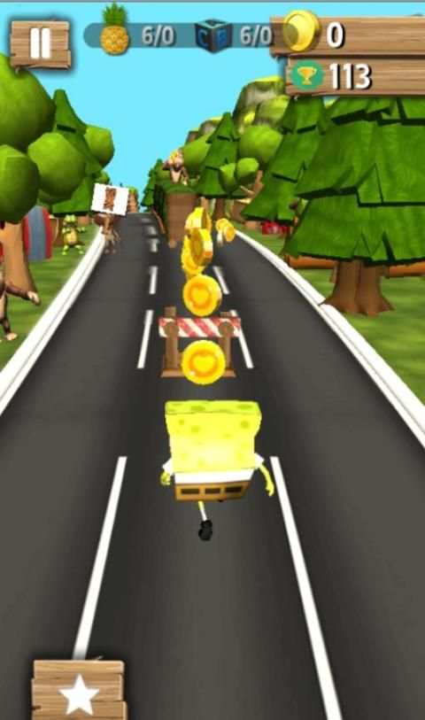 Spongebob Game Adventure Run Subway Patrick dash скриншот 3