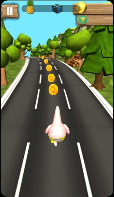 Spongebob Game Adventure Run Subway Patrick dash скриншот 1