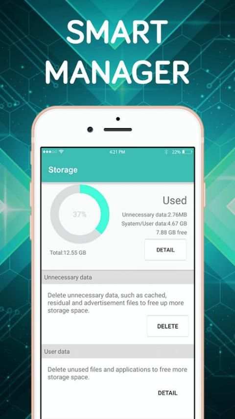 Smart manager-phone manager,clean memory,reminder screenshot 1