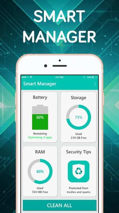Smart manager-phone manager,clean memory,reminder screenshot 4