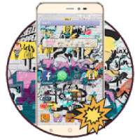 Cool Graffiti Colorful Cartoon theme